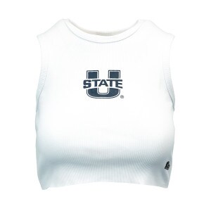 Women's Hype and Vice U-State Cropped Tank Top